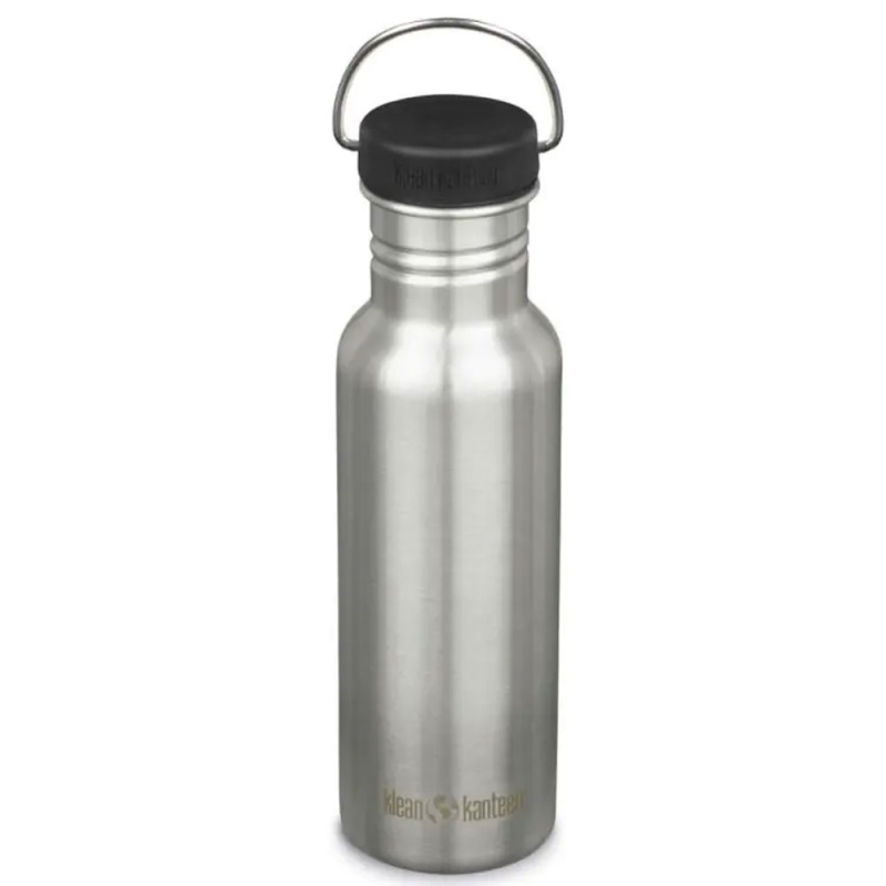 Klean Kanteen Drinkfles Classic met ringdop 800ml/27oz brushed stainless