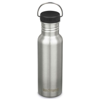 Klean Kanteen Drinkfles Classic met ringdop 800ml/27oz brushed stainless