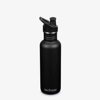 Klean Kanteen Drinkfles Classic met sportdop 800ml/27oz black