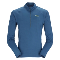 RAB Sonic Long Sleeve Zip  Nightfall Blue