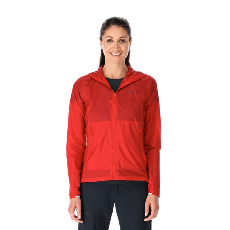 RAB Vital Windshell Hoody women's  Ruby