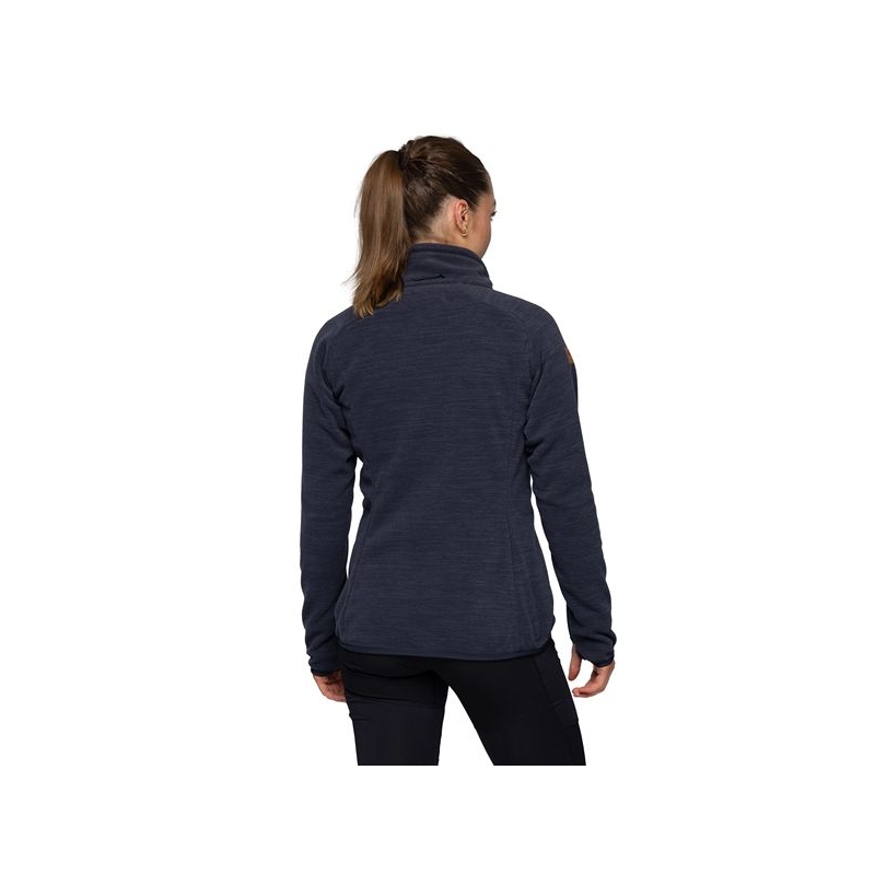 Bergans Hareid Fleece NoHood Jacket Women's Dark Navy