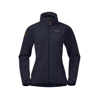 Bergans Hareid Fleece NoHood Jacket Women's Dark Navy