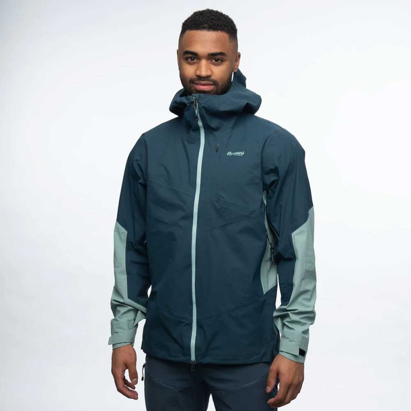 Bergans Rabot V2 3L Jacket Orion Blue/Misty Forest