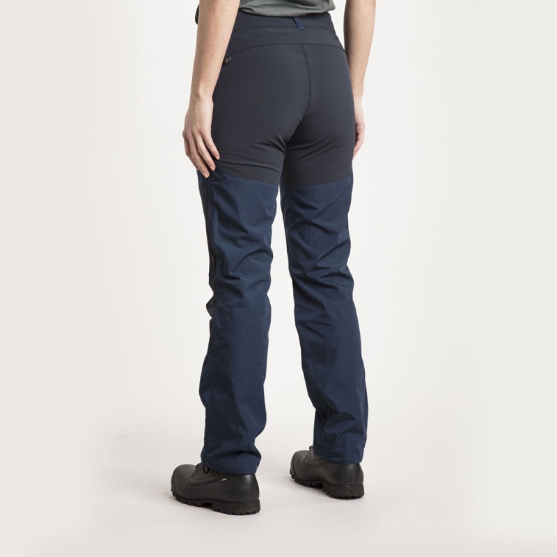 Lundhags Makke LT Pant Women's Light Navy/Deep Blue