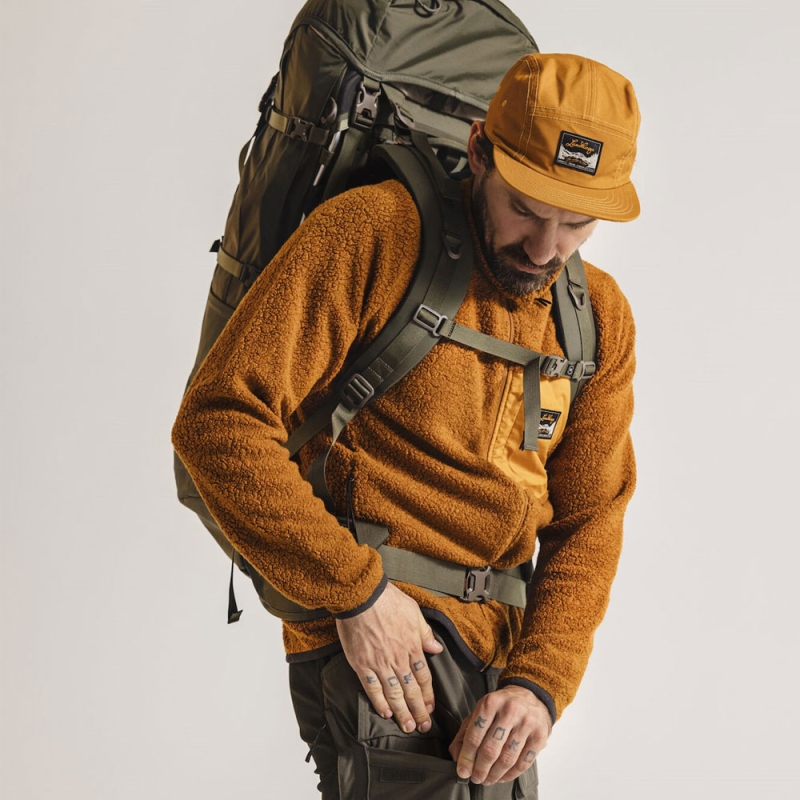 Lundhags Flok Wool Pile Jacket Dark Gold