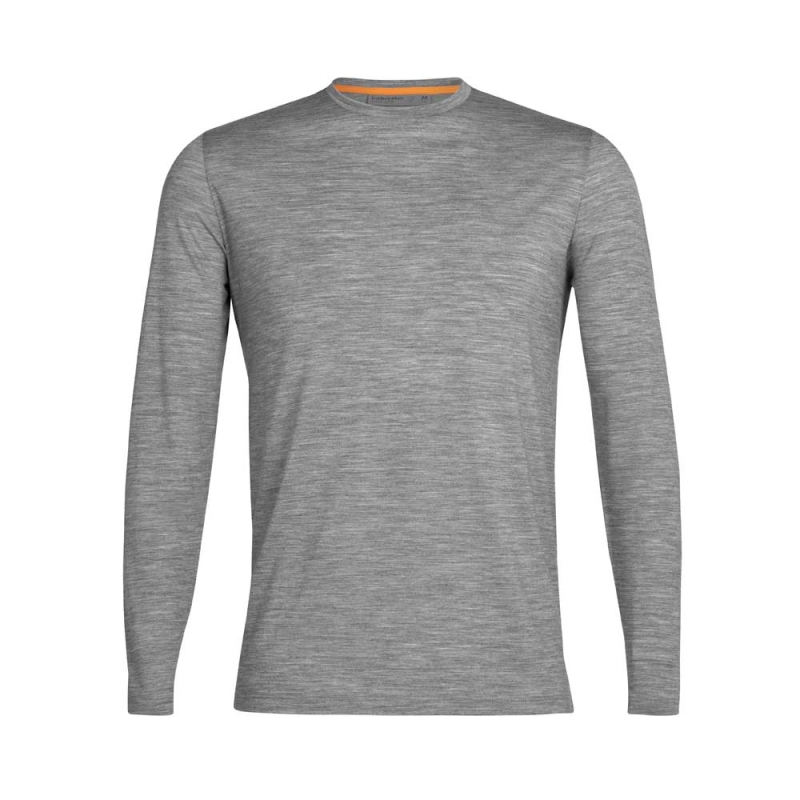 Icebreaker Sphere II Long Sleeve Tee Metro HTHR