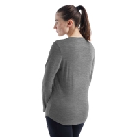 Icebreaker Sphere II Long Sleeve Tee Women's Metro HTHR