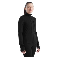 Icebreaker Quantum III Long Sleeve Zip Women's Black