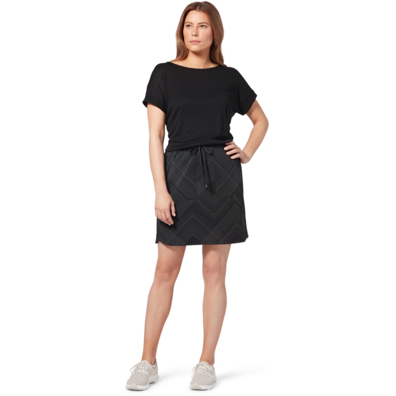 Royal Robbins Spotless Evolution Dress Women's Black Geo Dot PT