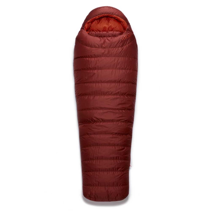 RAB Ascent 900 Oxblood Red comforttemp -5 tot -10 slaapzak