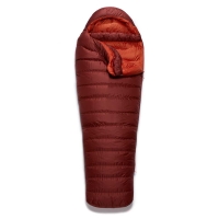 RAB Ascent 900 Oxblood Red comforttemp -5 tot -10 slaapzak