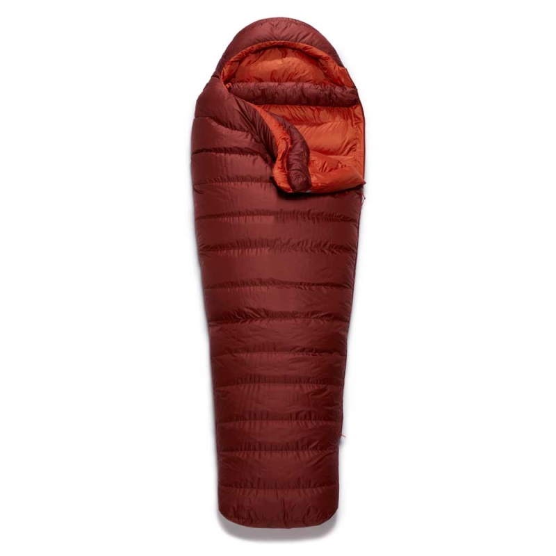 RAB Ascent 900 Oxblood Red comforttemp -5 tot -10 slaapzak