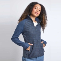 Weird Fish Alivia Full Zip Active Macaroni Women's Dark Blue