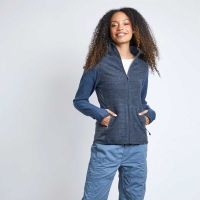 Weird Fish Alivia Full Zip Active Macaroni Women's Dark Blue