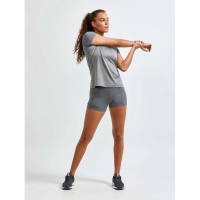 Craft Advanced Ess Slim Short Sleeve Tee Women's D.Grey Melange