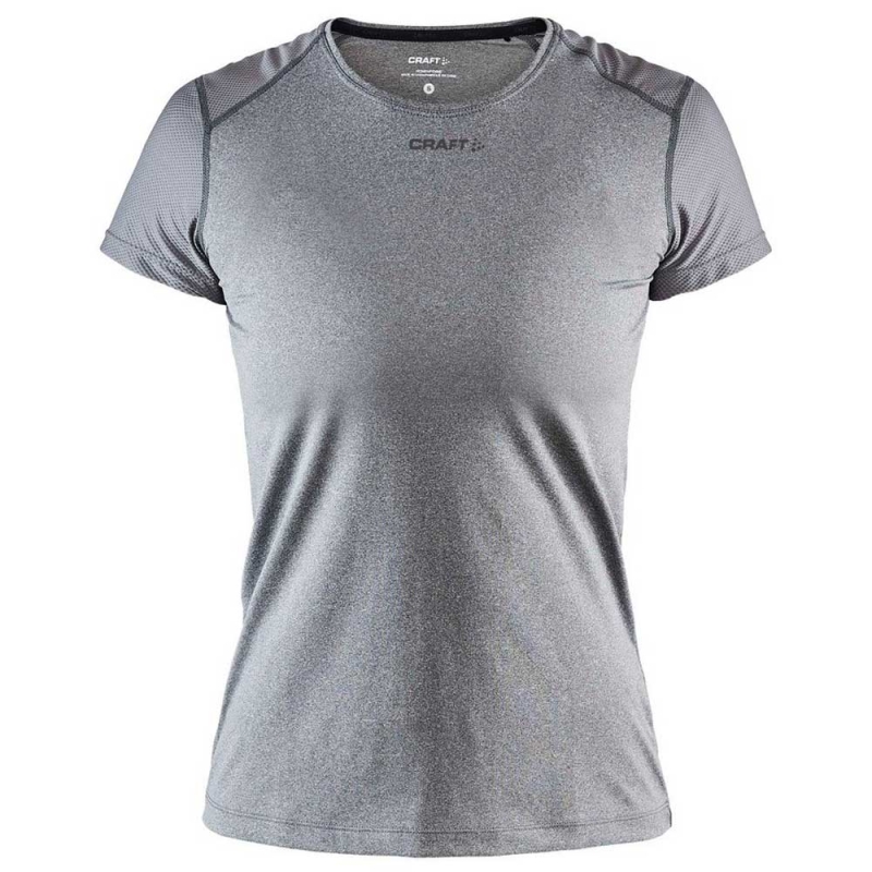 Craft Advanced Ess Slim Short Sleeve Tee Women's D.Grey Melange