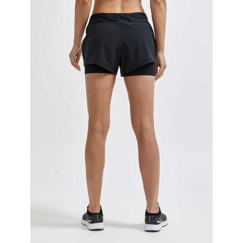 Craft Advanced Essence 2:1 Shorts Women's BLack