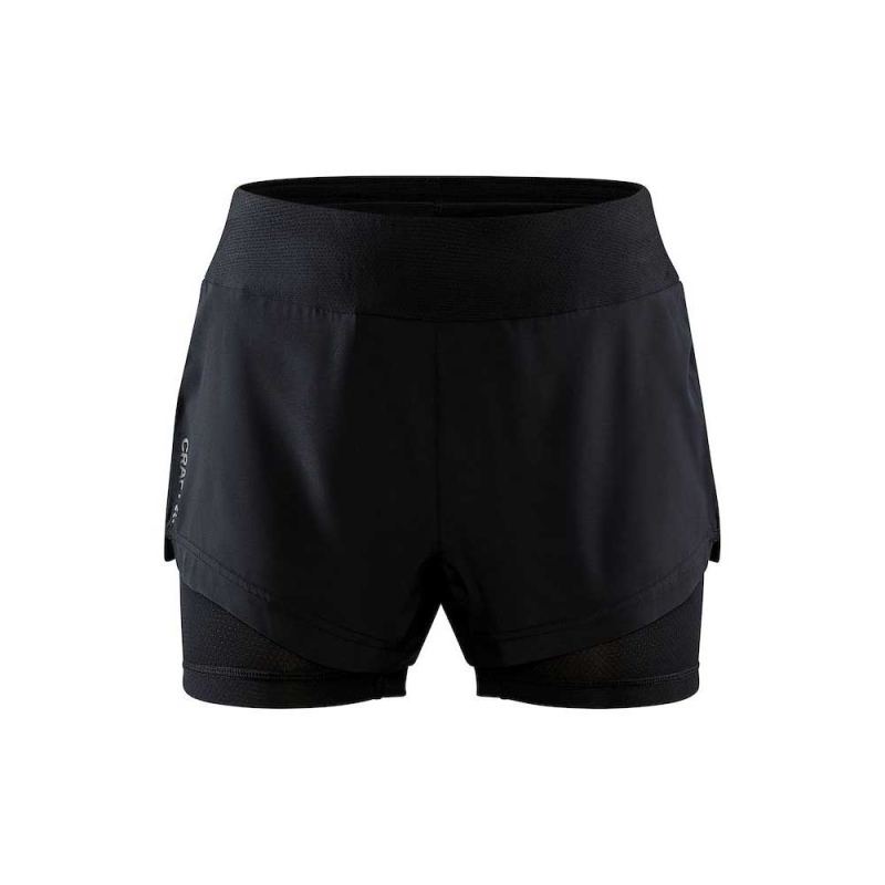 Craft Advanced Essence 2:1 Shorts Women's BLack