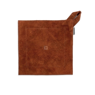 Barebones Leather Hot Pad Terracotta