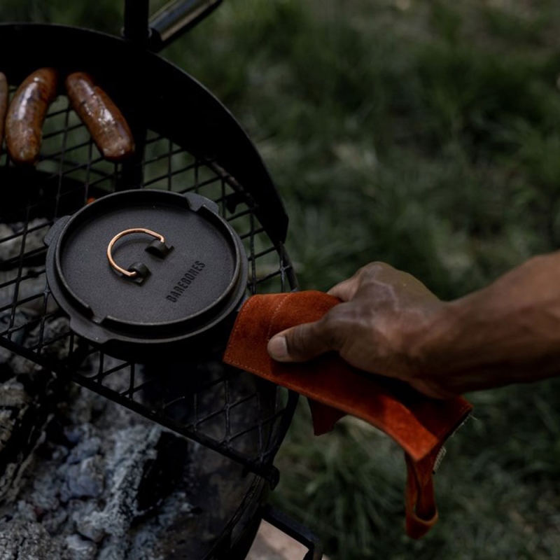 Barebones Leather Hot Pad Terracotta