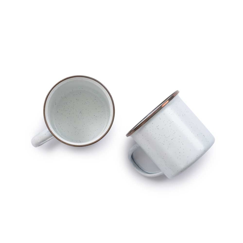 Barebones Cup Enamel 2 Pcs Egg Shell