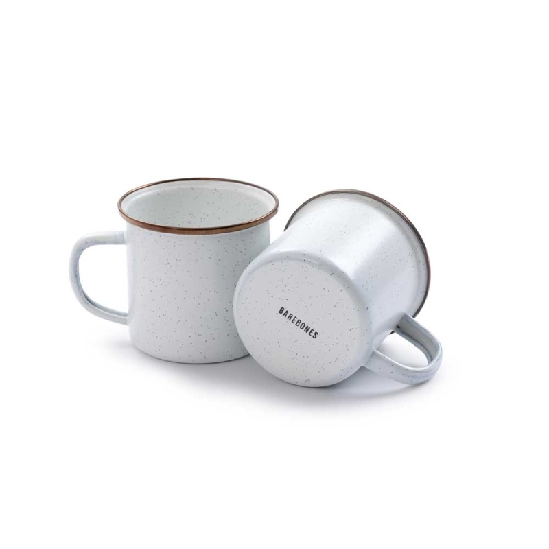 Barebones Cup Enamel 2 Pcs Egg Shell