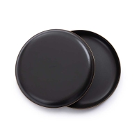 Barebones Plate Enamel 2 Pcs Charcoal