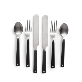 Barebones Flatware Bestekset 6 Delig .