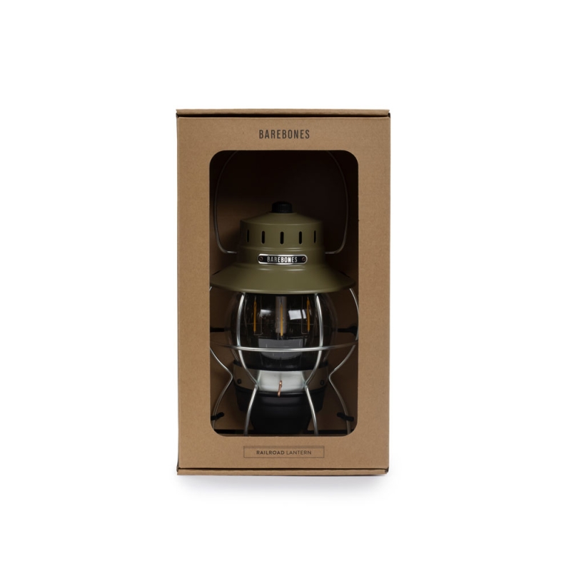 Barebones Railroad Lantern Olive