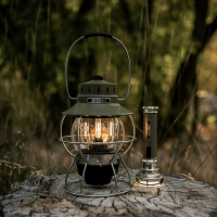 Barebones Railroad Lantern Olive
