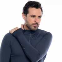 Artilect Flatiron 185 1/4 Zip Dusk Blue/Black