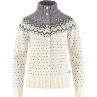 Fjällräven Övik Knit Cardigan Women's Chalk White-Flint Grey