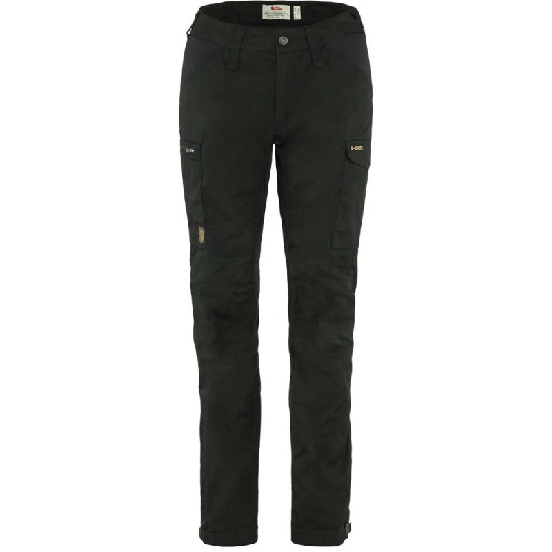 Fjällräven Kaipak Trousers Curved Women's Black