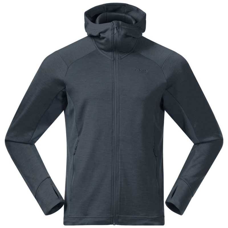 Bergans Ulstein Wool Hood Jacket Orion Blue