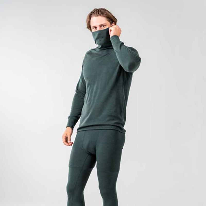 Devold Kvitegga Merino 230 High Neck  Woods