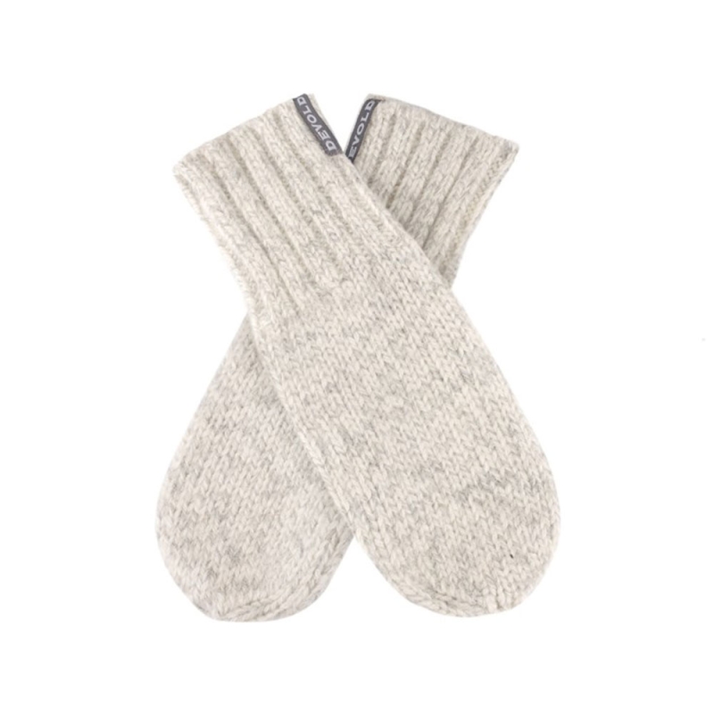 Devold Nansen Wool Mitten Grey Melange