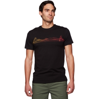 Black Diamond Desert Lines Ss Tee Black