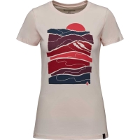 Black Diamond Leveled Landscape Ss Tee Women's Ice Pink