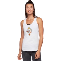 Black Diamond Rainbow Diamond Tank Women's White