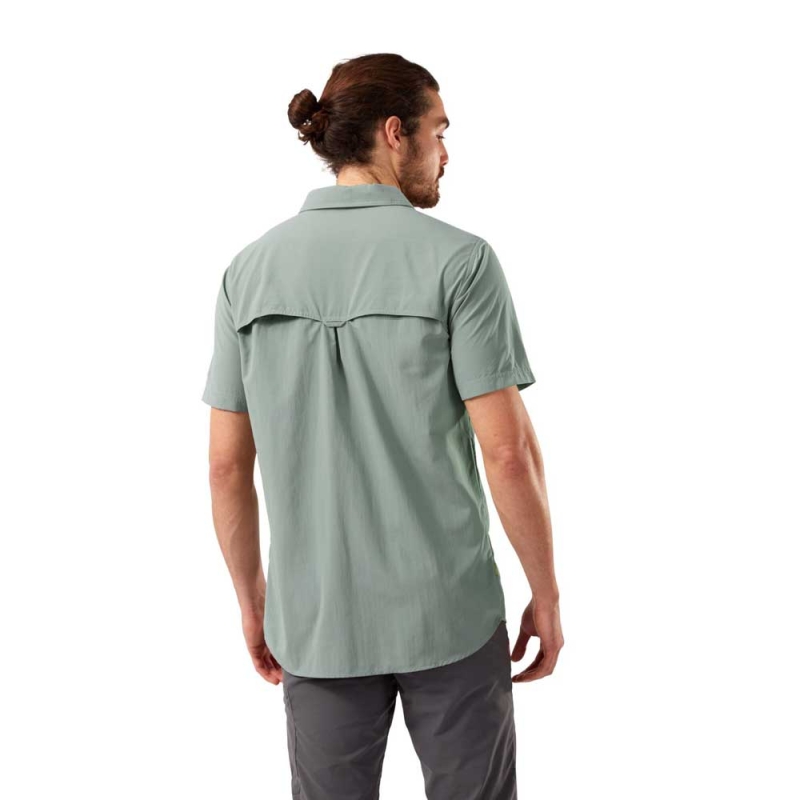 Craghoppers NosiLife Adventure II Short Sleeved Shirt Sage
