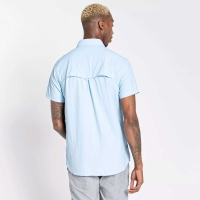 Craghoppers NosiLife Adventure II Short Sleeved Shirt Harbour Blue