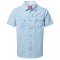 Craghoppers NosiLife Adventure II Short Sleeved Shirt Harbour Blue