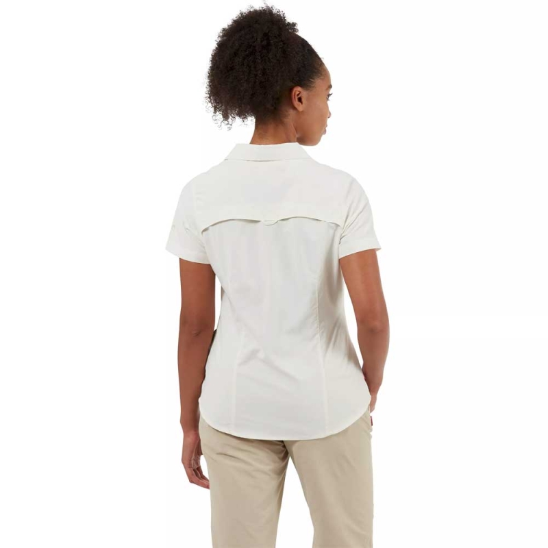 Craghoppers NosiLife Adventure II Short Sleeved Shirt Women's Seasalt