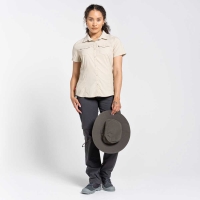 Craghoppers NosiLife Adventure II Short Sleeved Shirt Women's Desert Sand