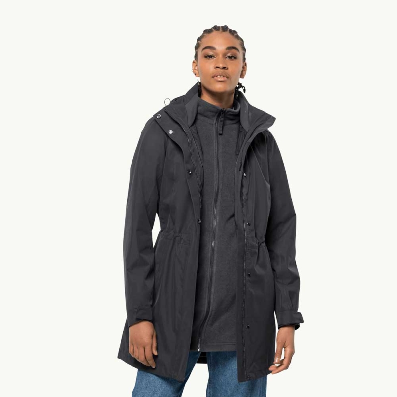 Jack Wolfskin Ottawa Coat Women's black