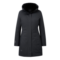 Ubr White Heat Parka Women's Black-down hood