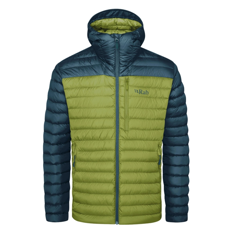 RAB Microlight Alpine Jacket  Orion Blue/Aspen Green