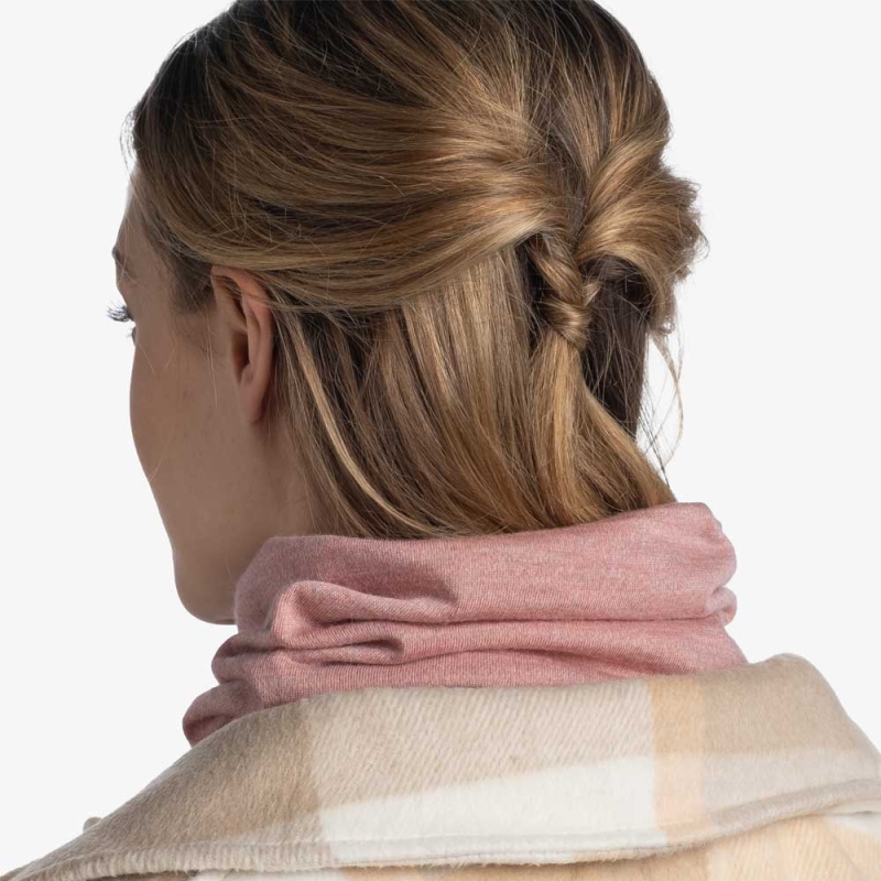 Buff Merino Midweight Melange Rosewood