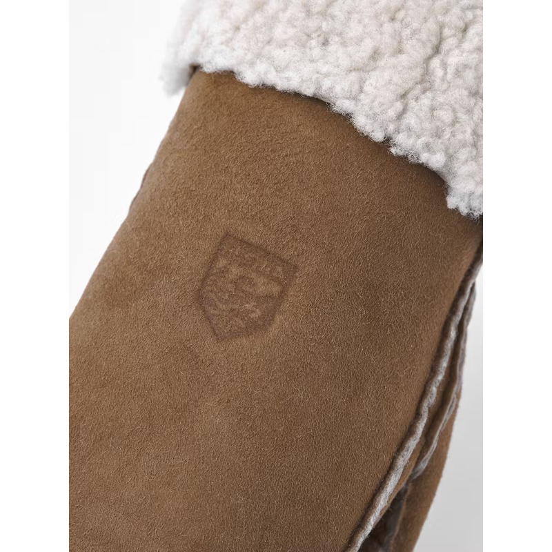 Hestra Sheepskin Mitt Beige